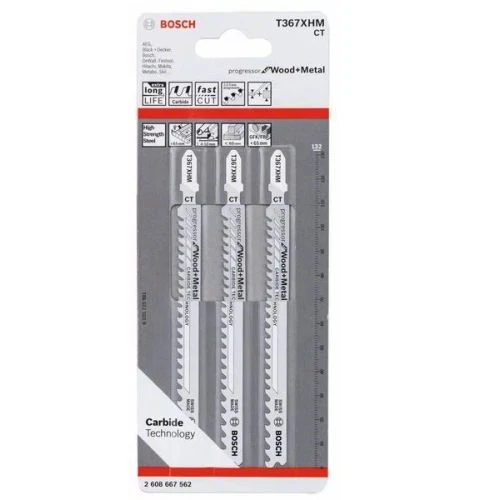 3 Lames De Scie Sauteuse T 367 XHM Carbure Progressor For Wood And Metal BOSCH EXPERT 2608900560 4 3 Lames De Scie Sauteuse T 367 XHM Carbure Progressor For Wood And Metal BOSCH EXPERT 2608900560 – Image 2