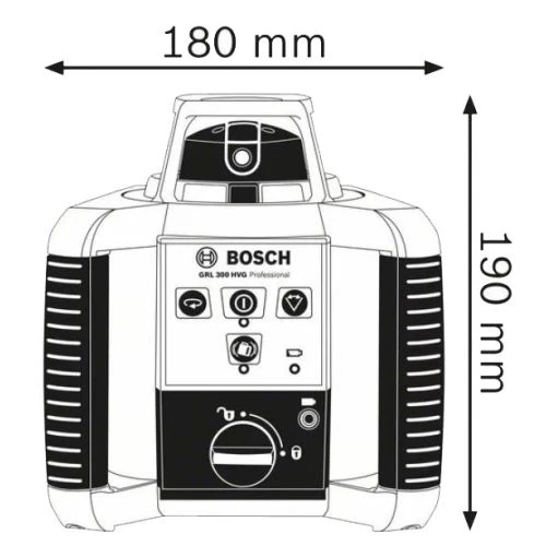 Niveau Laser Rotatif GRL 300 HVG Professional BOSCH 0601061701 5 Niveau Laser Rotatif GRL 300 HVG Professional BOSCH 0601061701 – Image 3