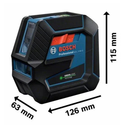 Laser Vert 2 Points Et Lignes GCL 2-50 G Avec Trépied BT150 BOSCH 0601066M01 11 Laser Vert 2 Points Et Lignes GCL 2-50 G Avec Trépied BT150 BOSCH 0601066M01 – Image 9