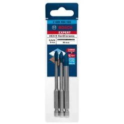 Set De 3 Forets HardCeramic HEX-9 BOSCH EXPERT 2608900595
