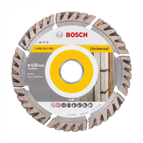 Disque à Tronçonner Diamanté D 125 Mm Standard Universel BOSCH 2608615059 3 Disque à Tronçonner Diamanté D 125 Mm Standard Universel BOSCH 2608615059