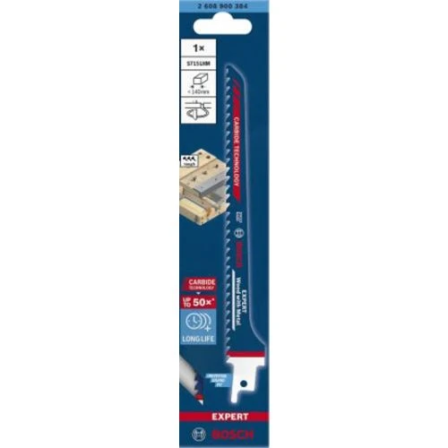 Lame De Scie Sabre Expert Carbure S 715 LHM Wood With Metal BOSCH EXPERT 2608900384 4 Lame De Scie Sabre Expert Carbure S 715 LHM Wood With Metal BOSCH EXPERT 2608900384 – Image 2