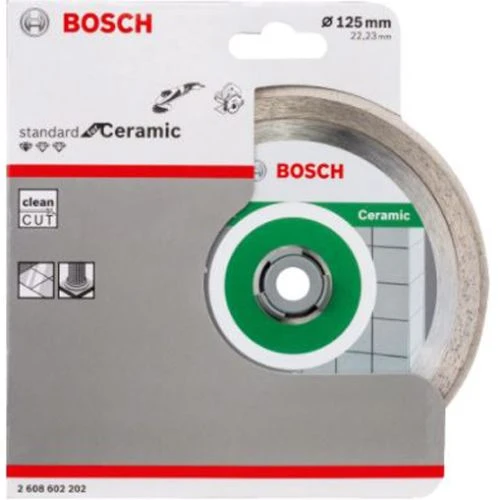 Disque à Tronçonner Diamanté Standard Pour Céramique125 X 22,23 X 1,6 X 7 Mm BOSCH 2608602202 4 Disque à Tronçonner Diamanté Standard Pour Céramique125 X 22,23 X 1,6 X 7 Mm BOSCH 2608602202 – Image 2
