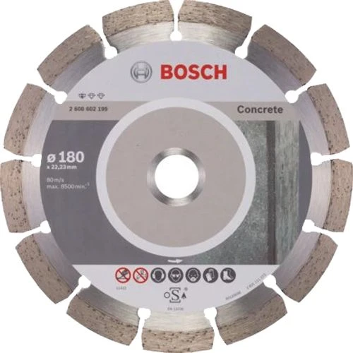 Disque à Tronçonner Diamanté Bosch Standard For Concrete - 2608602199 4 Disque à Tronçonner Diamanté Bosch Standard For Concrete - 2608602199 – Image 2