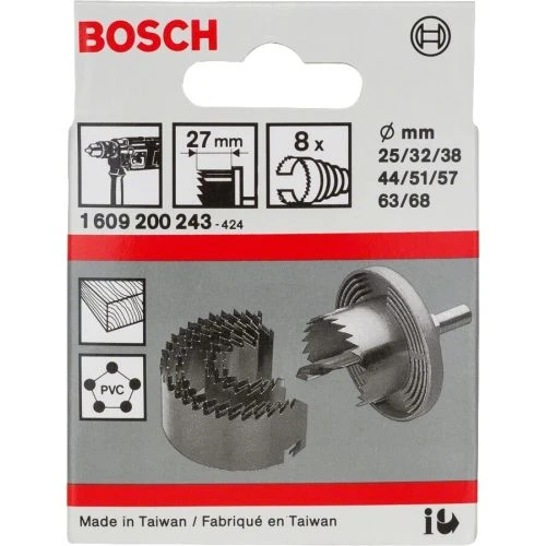 Coffret De 8 Scies-cloches BOSCH 1 609 200 243 4 Coffret De 8 Scies-cloches BOSCH 1 609 200 243 – Image 2