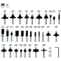 Coffret De Fraises Mixtes 30 Pièces BOSCH 2607017475 -NMSLOUTIL shop AFD 218123