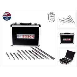 Coffret De 11 Pièces (forets Et Burins) SDS Plus-3 Pour Marteaux Burineurs BOSCH 2608579916 -NMSLOUTIL shop AFD 78376
