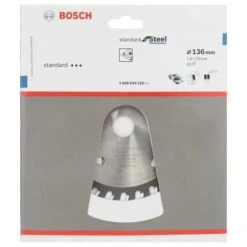 Lame Scie Circulaire Standard For Steel 136X20X1,6 30D GKM18 BOSCH 2608644225 -NMSLOUTIL shop AFD 81701