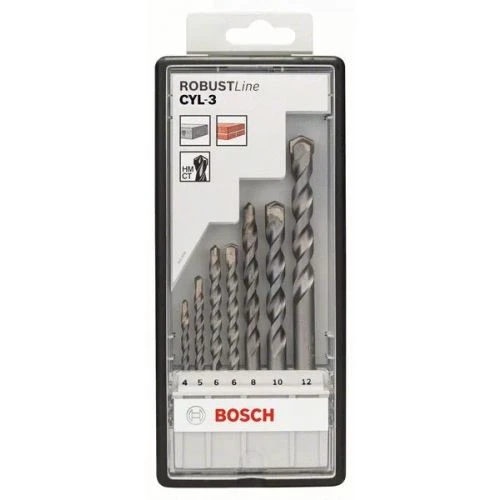 Coffret De 7 Forets Cylindriques à Béton Robust Line Silver Percussion BOSCH 2607010545 4 Coffret De 7 Forets Cylindriques à Béton Robust Line Silver Percussion BOSCH 2607010545 – Image 2