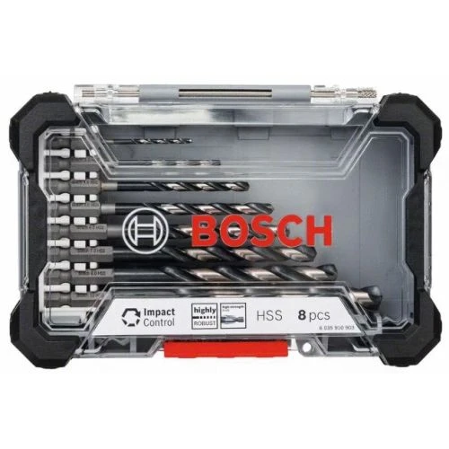 Coffret Forets Métal HSS-G Impact Control 1/4'' BOSCH 2608577146 6 Coffret Forets Métal HSS-G Impact Control 1/4'' BOSCH 2608577146 – Image 4