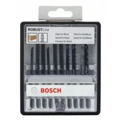 Kit De 10 Lames De Scie Sauteuse Wood Expert, Robust Line BOSCH 2607010540 -NMSLOUTIL shop AFD 81993
