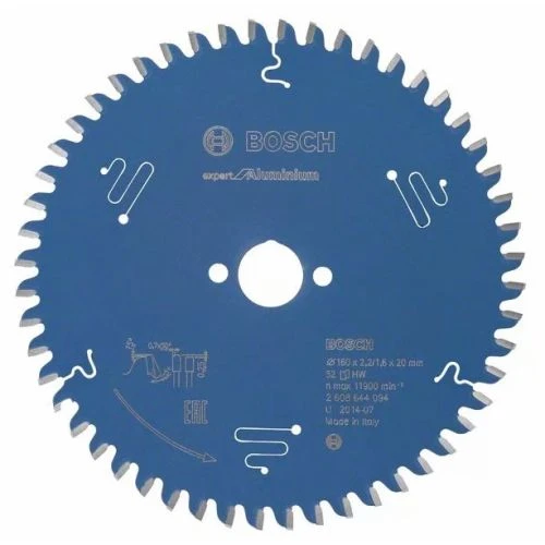 Lame De Scie Circulaire Pour Aluminium 160 X 20 X 1,6 Mm 52 Dents BOSCH EXPERT 2608644094 3 Lame De Scie Circulaire Pour Aluminium 160 X 20 X 1,6 Mm 52 Dents BOSCH EXPERT 2608644094