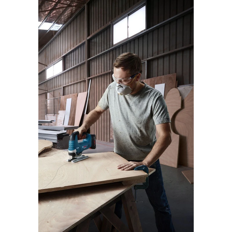 BOSCH GST 185-LI Scie Sauteuse Sans Fil, 2x 4,0 Ah, GAL 18V-40, Coffret, 06015B3024 7 BOSCH GST 185-LI Scie Sauteuse Sans Fil, 2x 4,0 Ah, GAL 18V-40, Coffret, 06015B3024 – Image 5