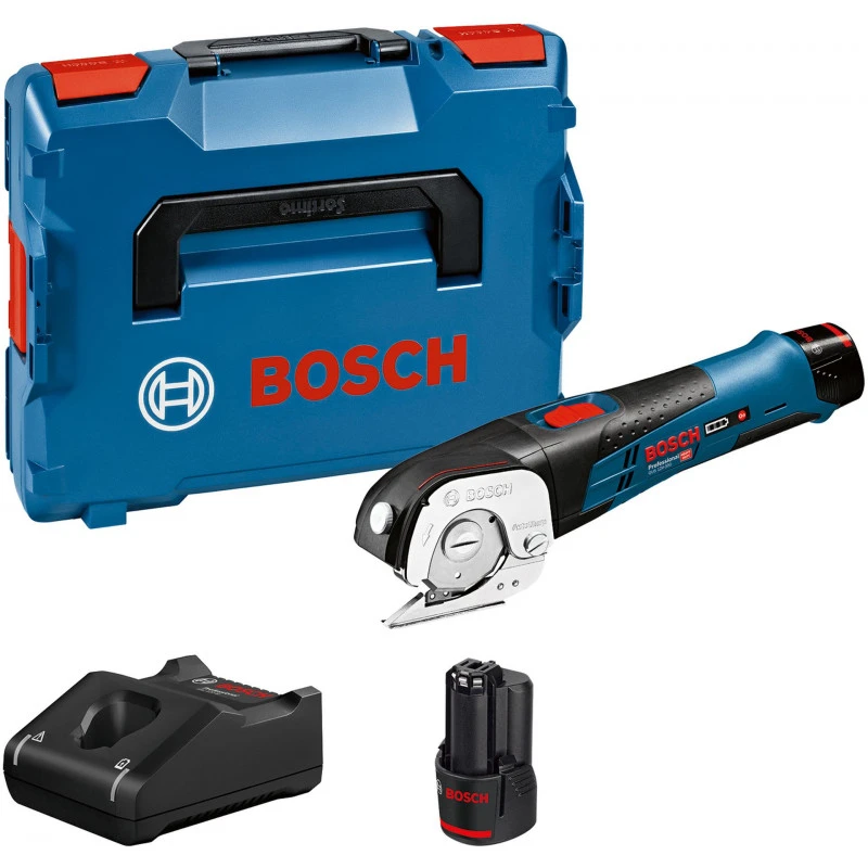 BOSCH GUS 12V-300 Cisaille Sans-fil Dans L-BOXX 102 Avec 2x 2,0 Ah, Charge 06019B2904 3 BOSCH GUS 12V-300 Cisaille Sans-fil Dans L-BOXX 102 Avec 2x 2,0 Ah, Charge 06019B2904