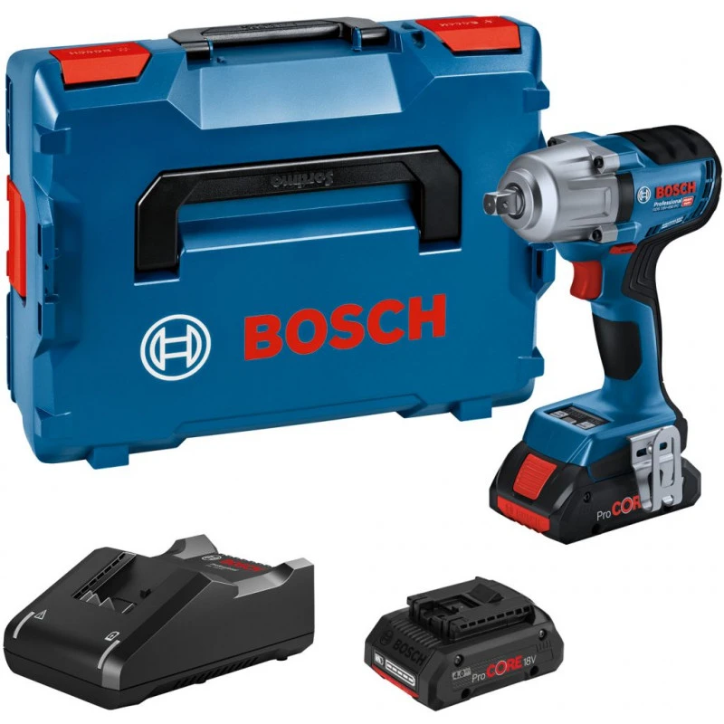 BOSCH GDS 18V-450 PC Boulonneuses Sans-fil, L-BOXX, GAL 18-40, 2x 4.0Ah 06019K4102 3 BOSCH GDS 18V-450 PC Boulonneuses Sans-fil, L-BOXX, GAL 18-40, 2x 4.0Ah 06019K4102