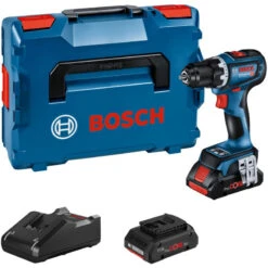 BOSCH GSR 18V-90 C Perceuses-visseuses Sans-fil, L-BOXX, GAL 18V-40, 2xAku 4.0Ah 06019K604
