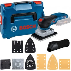 BOSCH GSS 18V-13 Ponceuse Vibrante Sans Fil, L-BOXX 136 06019L0101