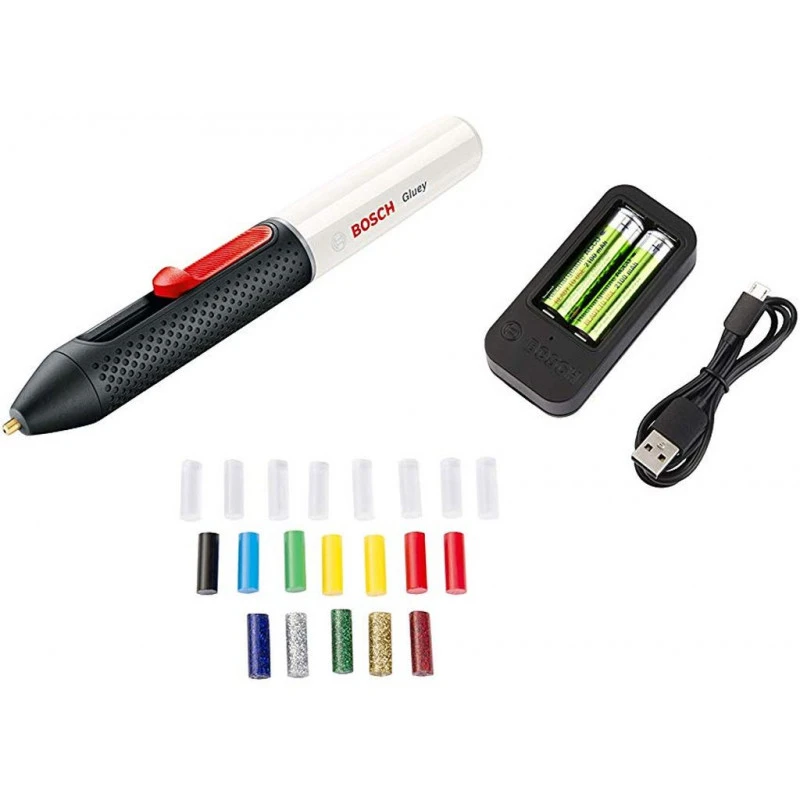 BOSCH Gluey Pistolet A Colle Chaude Sans-fil, Marshmallow 06032A2102 3 BOSCH Gluey Pistolet A Colle Chaude Sans-fil, Marshmallow 06032A2102