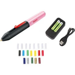 BOSCH Gluey Pistolet A Colle Chaude Sans-fil, Cupcake Pink 06032A2103