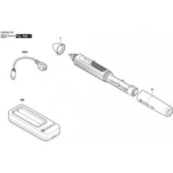 BOSCH Gluey Pistolet A Colle Chaude Sans-fil, Lagoon Blue 06032A2104 -NMSLOUTIL shop BOSCH 06032A210 UNIVERSAL TECH 800x800 2