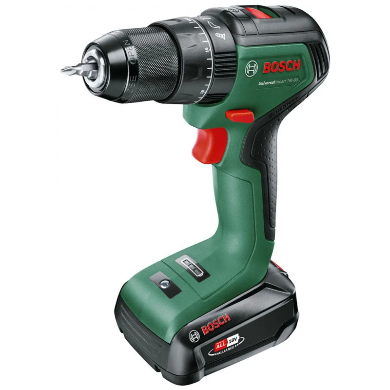 BOSCH UniversalImpact 18V-60 (1x2,0Ah)+AL18V Perceuse-visseuse Sans-fil 06039D7101 3 BOSCH UniversalImpact 18V-60 (1x2,0Ah)+AL18V Perceuse-visseuse Sans-fil 06039D7101