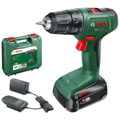 BOSCH EasyDrill 18V-40 (1x 2 Ah) + AL18V-20 Perceuse-visseuse 2 Vit. Sans-fil 06039D8004