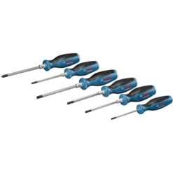 BOSCH Set Combiné Set De 6 Tournevis Plat/PH 1600A016BF