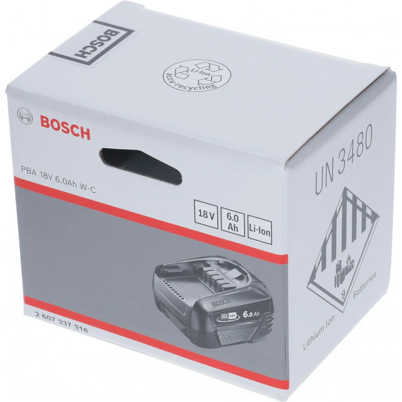 BOSCH PBA 18V 6.0Ah W-C Batterie 2607337318 4 BOSCH PBA 18V 6.0Ah W-C Batterie 2607337318 – Image 2