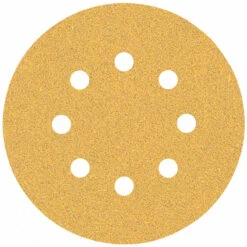 BOSCH Feuille Abrasive EXPERT C470 A 8 trous, 125 mm, G 60, 50 pieces 2608900909