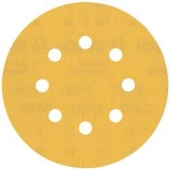 BOSCH Feuille Abrasive EXPERT C470 A 8 trous, 125 mm, G 400, 50 pieces 2608900916