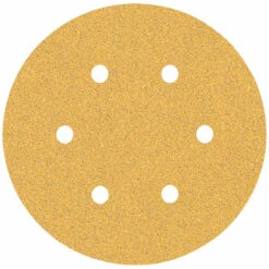 BOSCH Feuille Abrasive EXPERT C470 A 6 trous, 150 mm, G 60, 50 pieces 2608900918