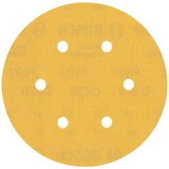 BOSCH Feuille Abrasive EXPERT C470 A 6 trous, 150 mm, G 400, 50 pieces 2608900925