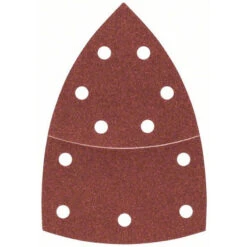 BOSCH Disques Abrasifs Pour Ponceuses Multi, 10 Pcs. 102 X 62/93mm, 2609256A64