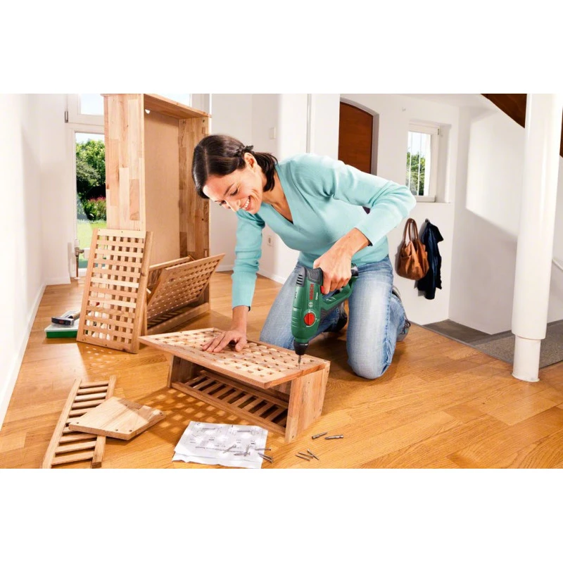 BOSCH Uneo Perforateur Sans Fil, 2 Batteries 060398400E 4 BOSCH Uneo Perforateur Sans Fil, 2 Batteries 060398400E – Image 2