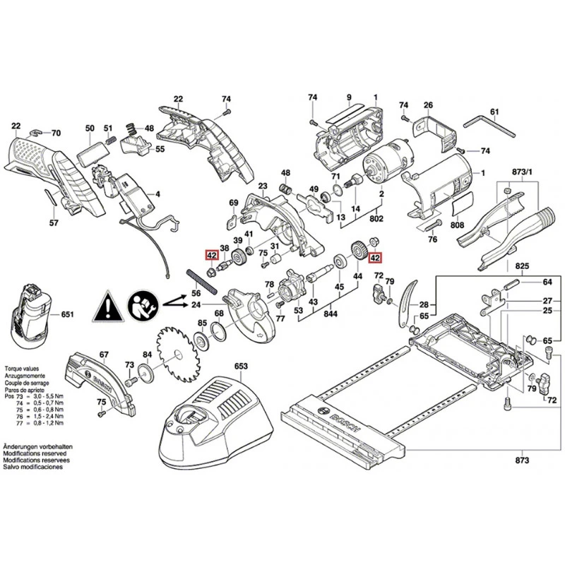 BOSCH GKS 12V-26 Scie Circulaire Sans-fil 06016A1005 4 BOSCH GKS 12V-26 Scie Circulaire Sans-fil 06016A1005 – Image 2