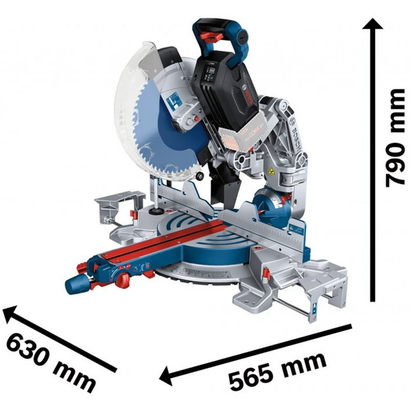 BOSCH GCM 18V-305 GDC Scie A Onglets Sans-fil BITURBO 0601B43001 6 BOSCH GCM 18V-305 GDC Scie A Onglets Sans-fil BITURBO 0601B43001 – Image 4