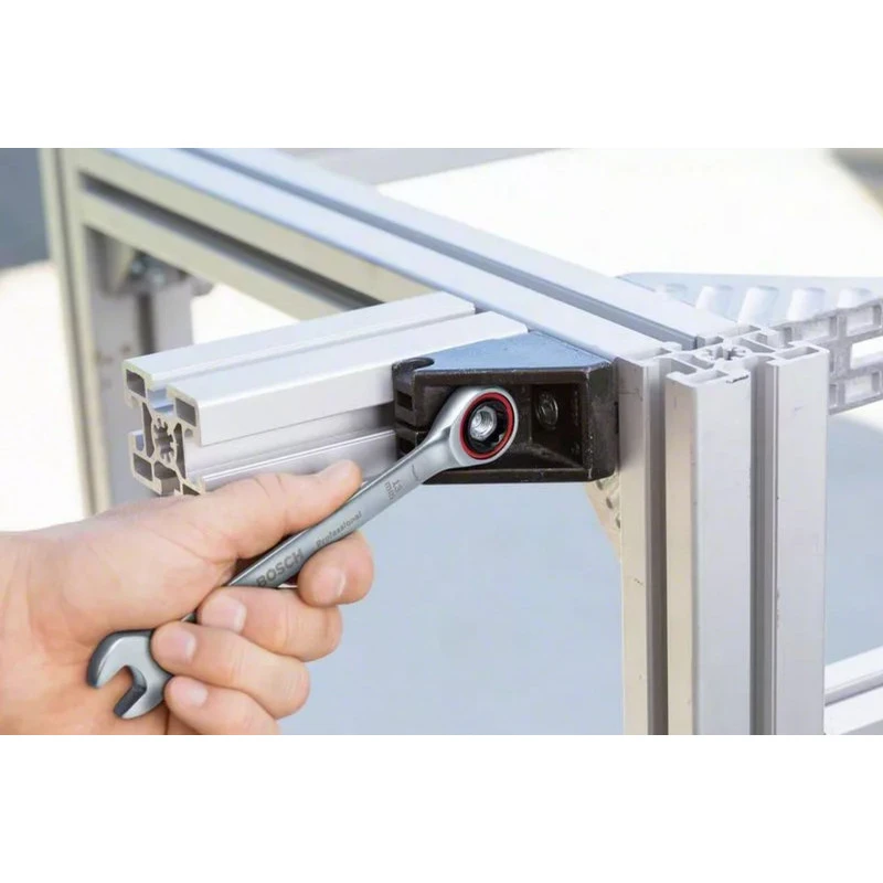 BOSCH Set De 10 Clés Mixtes A Cliquet 1600A02AU0 4 BOSCH Set De 10 Clés Mixtes A Cliquet 1600A02AU0 – Image 2